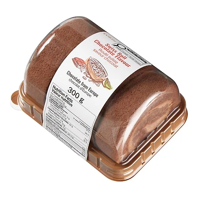 Roulé suisse à saveur de chocolat Évirth