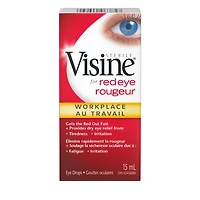 Visine for Red Eye, Workplace Redness Relief, 15 mL