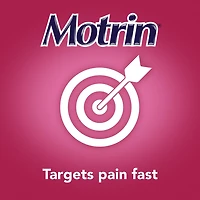 Motrin Regular Strength Pain Relief Ibuprofen 200mg, Liquid Gels, 72 Count