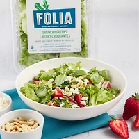 FOLIA CRUNCHY GREENS 227G LETTUCE / SALAD, Local / Quebec. No pesticides