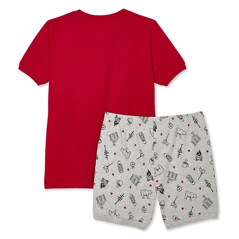 Canadiana Boys' Organic Cotton Pajamas 2-Piece Set