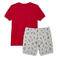 Canadiana Boys' Organic Cotton Pajamas 2-Piece Set