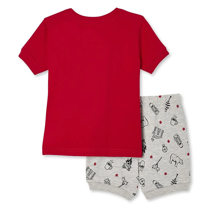 Canadiana Toddler Boys' Organic Cotton Pajamas 2-Piece Set
