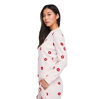 T-shirt de nuit imprimé à manches longues George pour femmes