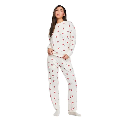 T-shirt de nuit imprimé à manches longues George pour femmes