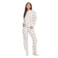 T-shirt de nuit imprimé à manches longues George pour femmes