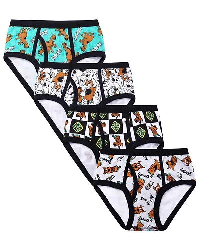 Boys 4 pack Scooby-Doo underwear