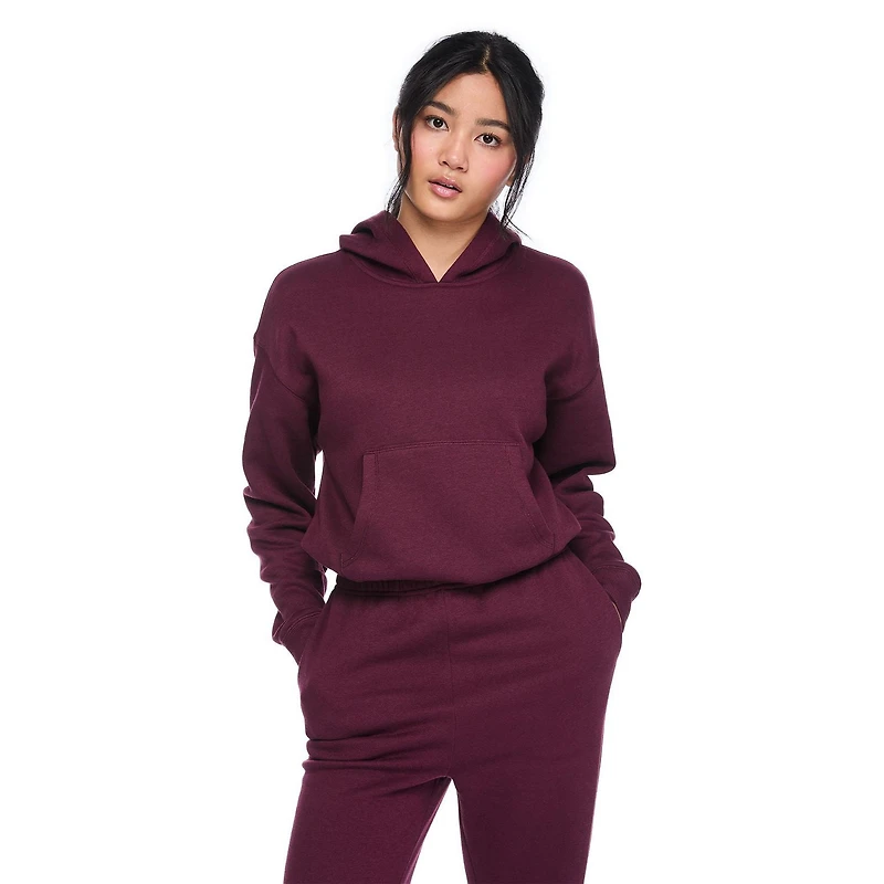 My Sister's Closet Girls' Long Sleeve Bubble Hem Hoodie