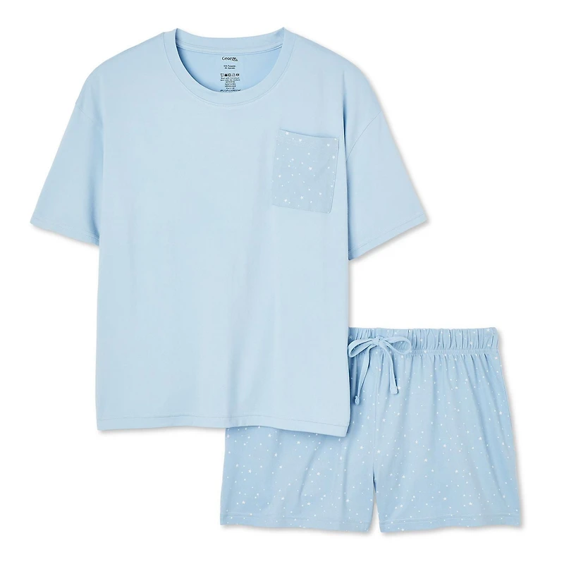Pyjama 2 pièces avec t-shirt George pour femmes