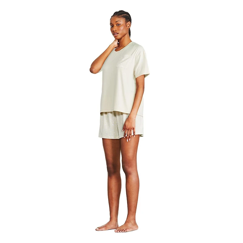 George Women's Pajama Tee 2-Piece Set