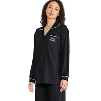 George Women's Notch Collar Pajama 2-piece Set