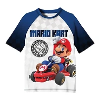 Mario Kart Boys Rashguard, Size XS-L