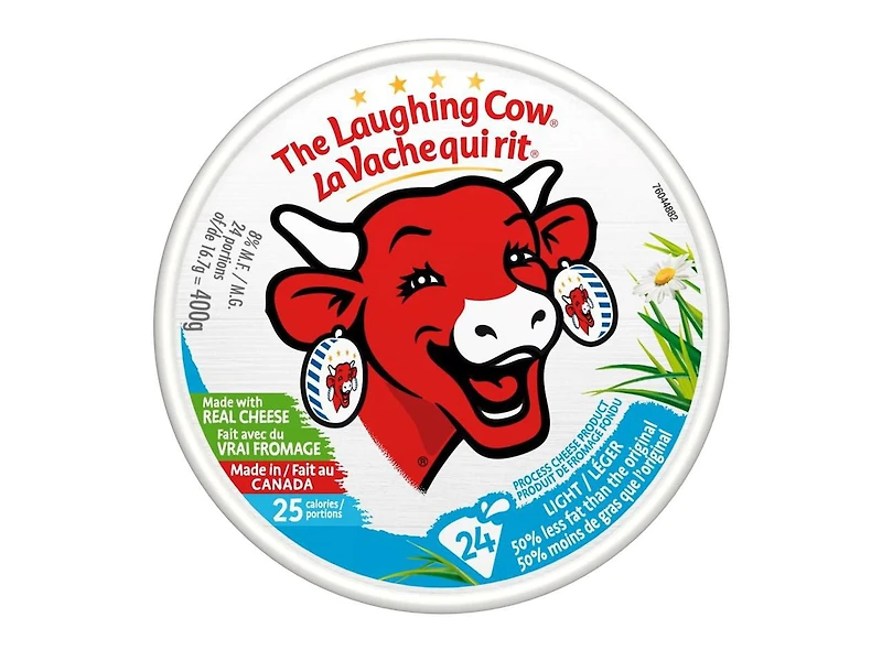 The Laughing Cow, Light, Spreadable Cheese 24P, 24 Portions, 400 g