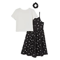 Ensemble 3 pièces avec robe George pour filles