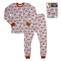Ghostbusters Boy's 2-Piece Long Sleeve Thermal Pajama Set