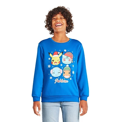 Chandail en molleton avec motif lumineux Pokémon pour garçons