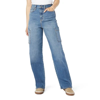 Levi Strauss Signature.MC Jean taille haute ample droit pratico pour femme Tailles offerte : 4 – 18