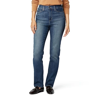 Levi Strauss Signature™ Women's High Rise Straight Jeans, Available sizes: 2 – 18