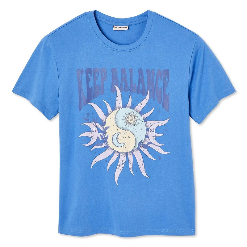 The Pink Closet Women's Boyfriend Fit Tee, Sizes XS-XL