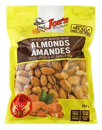 Joe's Tasty Travels Easy Peel-Dry Roasted Salted Almonds