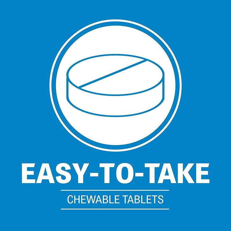 Junior Strength Advil Pain Reliever and Fever Reducer Ibuprofen Chewable Tablets, Grape, 40 Count, 40 count