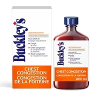 Buckley Toux Congestion bronchique 250 mL sans saccharose