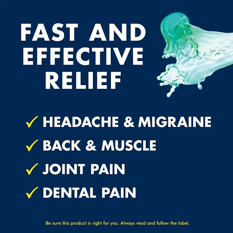 Advil Regular Strength Mini-Gels Ibuprofen Capsules for Headaches and Pain Relief, 200 mg, 110 Count