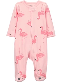Carter’s Child of Mine Baby Girls’ Cotton Sleeper