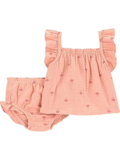Carter's Child of Mine IG 2PC Set - Orange Solid