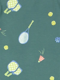 Carter's Child of Mine TB 2PC PJ - Green Racquetball