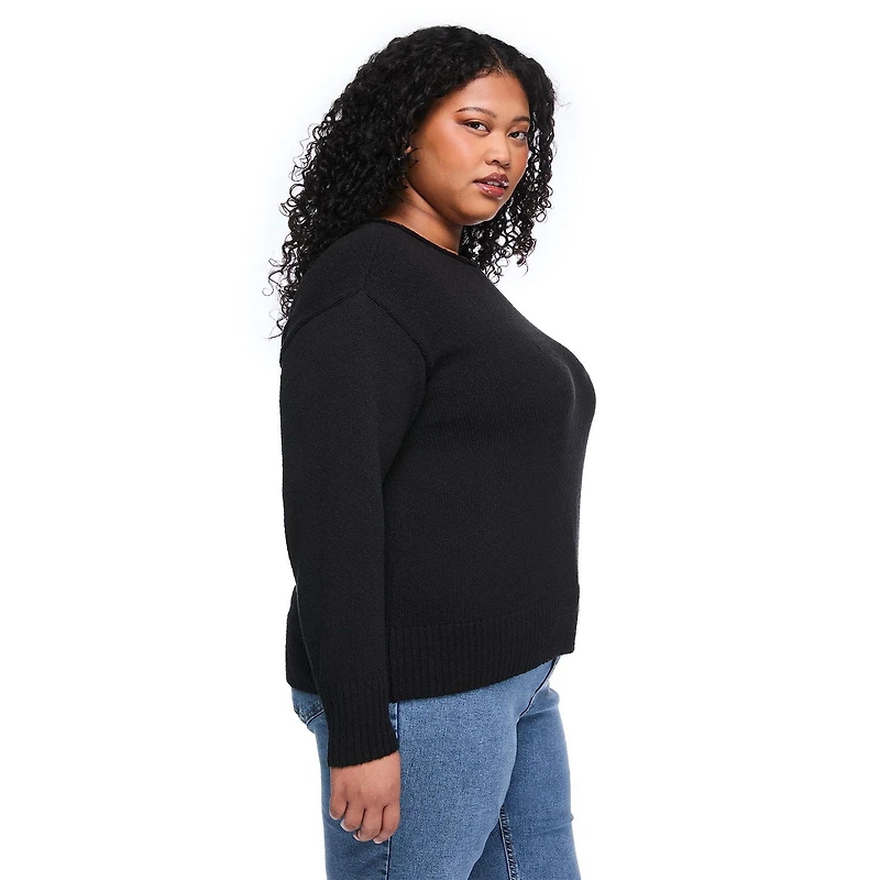 Chandail à encolure ronde Lane Bryant Plus pour femmes