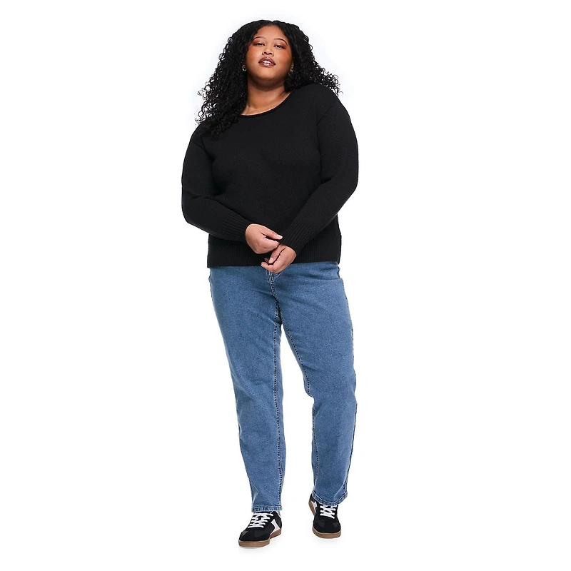 Lane Bryant Women's Plus Round-Neck Sweater