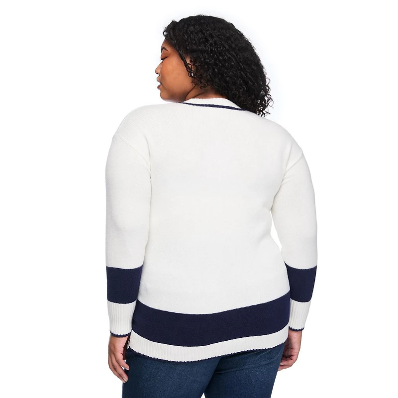 Lane Bryant Women's Plus Colour Block Cardigan