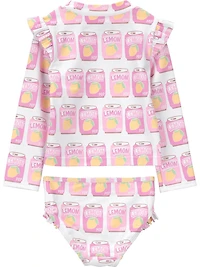 Carter's Child of Mine TG 2PC Swimsuit - Pink Soda Cans