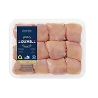 Hauts de cuisses de poulet désossées Halal Olymel, Poids Variable, 0.89 - 1.13 KG