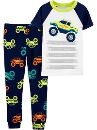 Child of Mine made by Carter's Infant Boys' 2-piece Pyjama - Trucks
