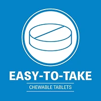 Junior Strength Advil Chewable Tablets Blue Raspberry <br>20s, 20 count