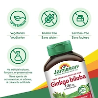 Jamieson Caplets de Ginkgo biloba 4 400 mg 60 + 30 caplets