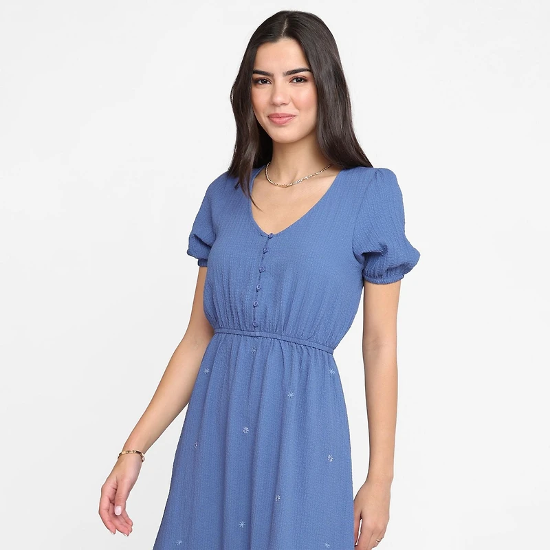 Devoted Women's, Embroidered Dress, Sizes XS-XL