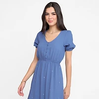 Devoted Women's, Embroidered Dress, Sizes XS-XL