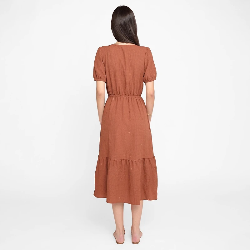 Devoted Women's, Embroidered Dress, Sizes XS-XL