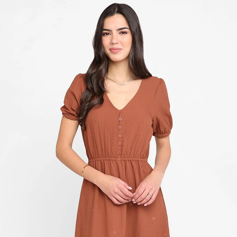 Devoted Women's, Embroidered Dress, Sizes XS-XL