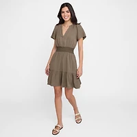 Devoted Women's, Tencel Smocked Dress Sizes XS-XL