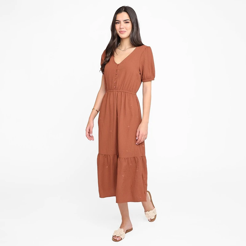 Devoted Robe brodée pour femme, tailles TP à TG