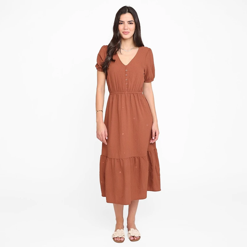 Devoted Robe brodée pour femme, tailles TP à TG