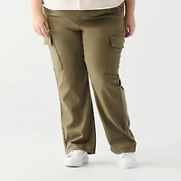 DV Relaxed fit high rise cargo pant with elastic waistband