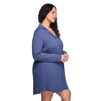 Chemise de nuit côtelée George Plus pour femmes