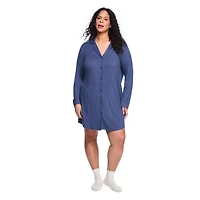 Chemise de nuit côtelée George Plus pour femmes