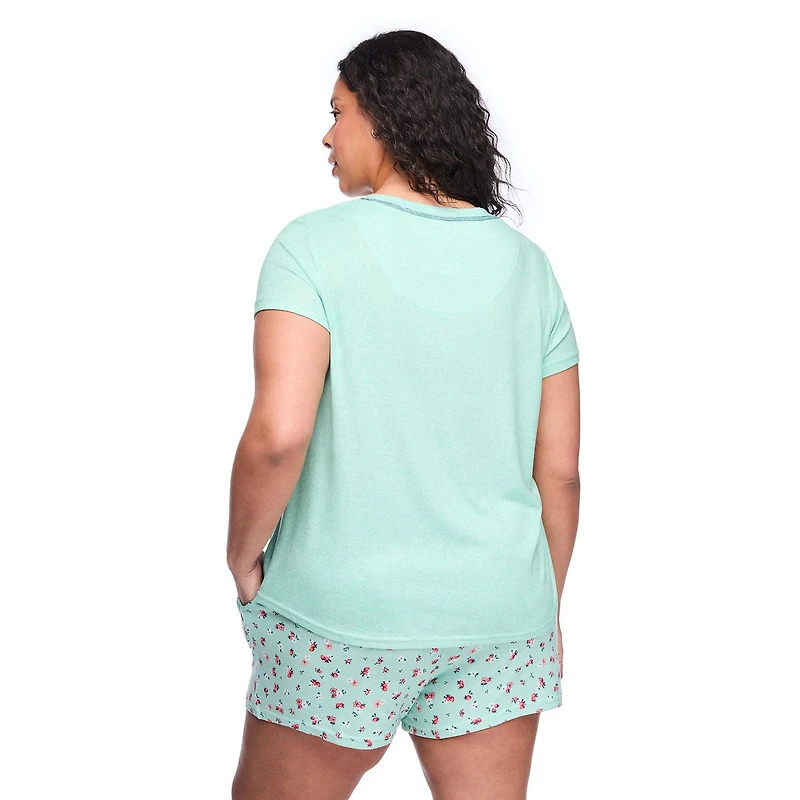 George Women's Plus Two Piece Pajama Set