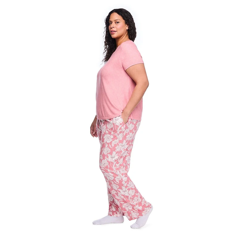 George Women's Plus Two Piece Pajama Set